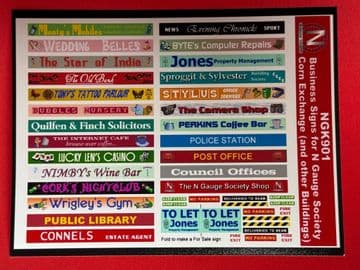 Business Signs for Corn Exchange (NGSR0901)