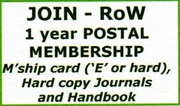 JOIN 1 yr RoW Postal Membership