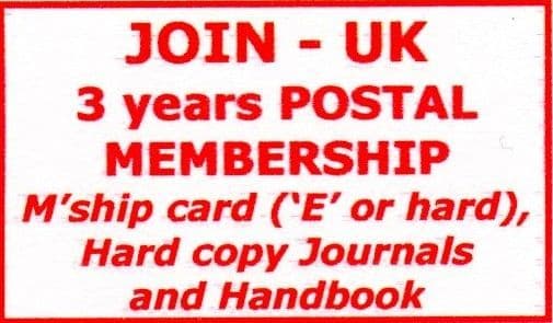 JOIN 3 yrs UK Postal Membership