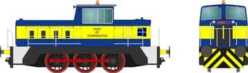 NGSR0599 Hunslet Shunter - 9. Port Authority blue/yellow