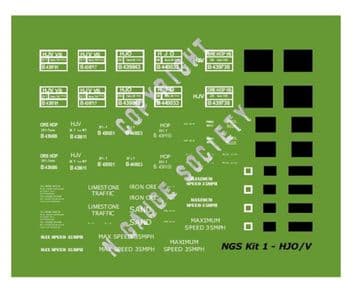 NGST0010 Decals for kit 1 (NGSK0010)