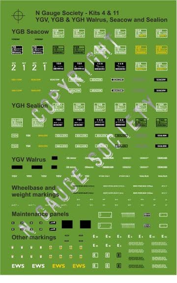 NGST0110 Decals for kit 11 (NGSK0110))