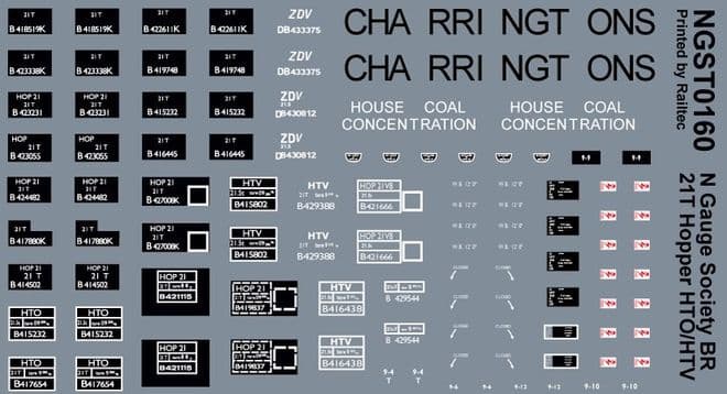 NGST0160 Decals for kit 16 (NGSK0160)