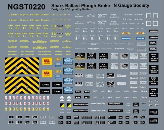 NGST0220 Decals for kit 22 (NGSK0220)