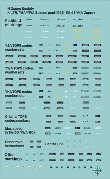 NGST0271 Decals for kit 27B (NGSK0271)