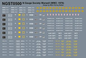NGST0500 Decals for kit 50A (NGSK0500)