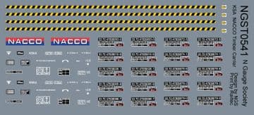 NGST0541 Decals for kit 54b (NGSK0541)