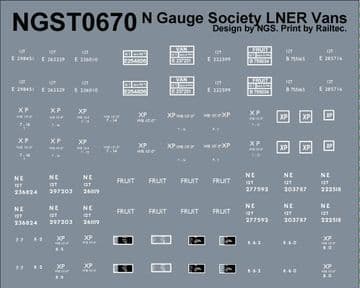 NGST0670 Decals for kit 67 (NGSK0670)