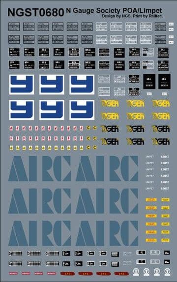 NGST0680 Decals for kits 68 & 69 (NGSK0680 & 0690)