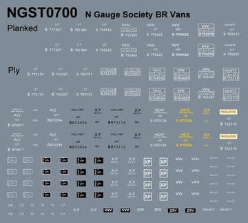 NGST0700 Decals for kit 70 (NGSK0700)