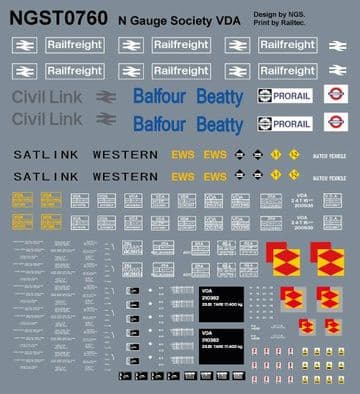 NGST0760 Decals for kit 76 (NGSK0760)