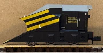 Snowplough BR 60’s black with hazards (NGSR0422)