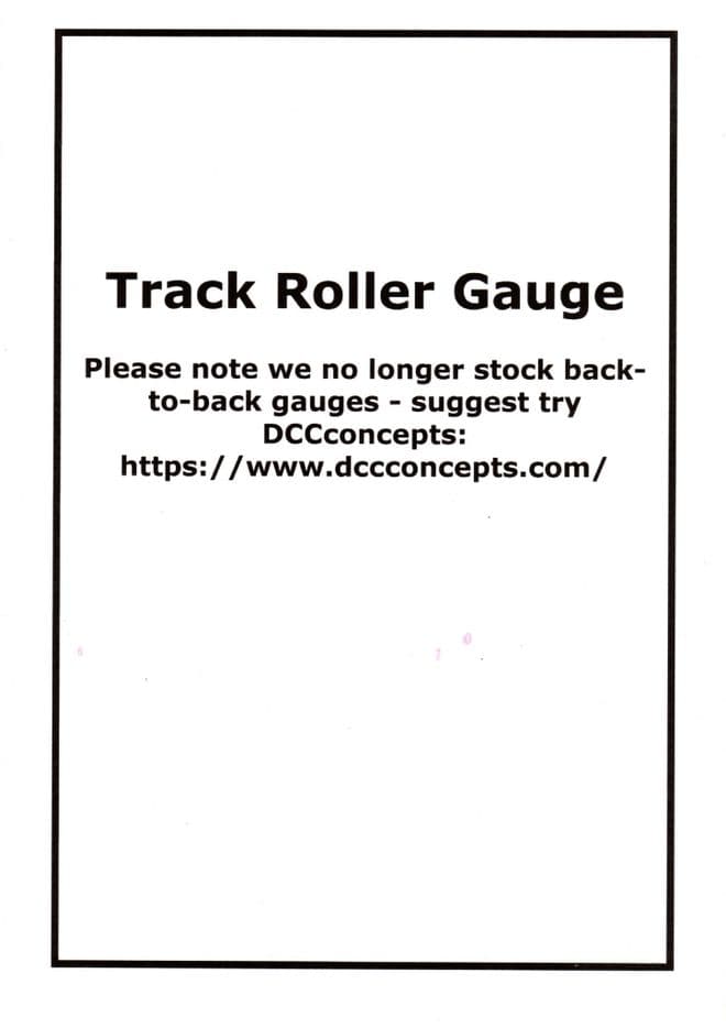 Track Roller Gauge