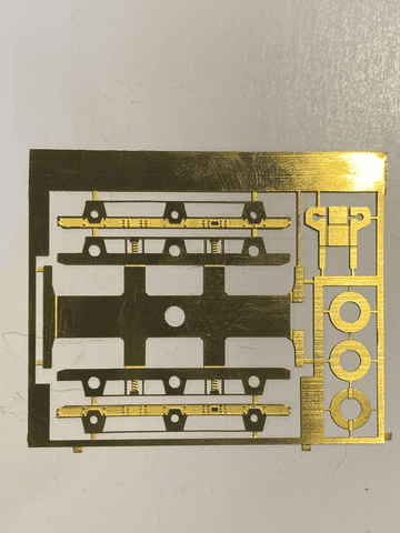 ULTBF001: LNWR 11' 6" 6-wheel bogie kit. One pair (UM/P 551)