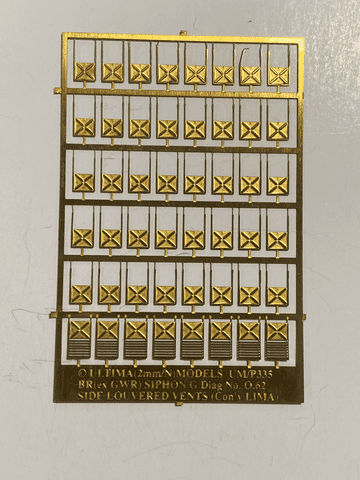 ULTBF027: BR (ex GWR) Siphon G Diag. O.62. Side Louvered Vents (Con'v Lima) (UM/P 335)