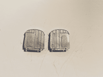 ULTCE011: LNER Gresley TPO ends (RH & LH pair) (627)