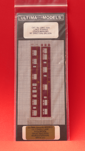 ULTCP005: LMS Stannier Lined Maroon 50' Directors Saloon (UM/C 1020) Full Colour Silk Screen Printed