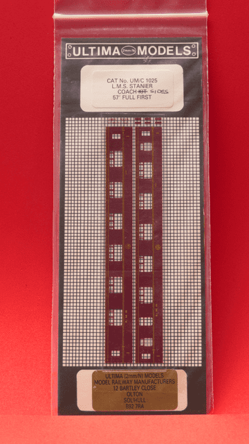 ULTCP010: LMS Stannier Lined Maroon 57' Full First (UM/C 1025) Full Colour Silk Screen Printed