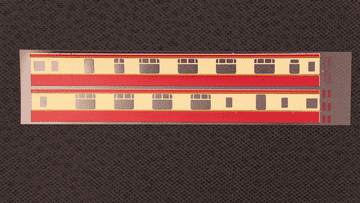 ULTCP012: LMS Crimson & Cream - 57' Corridor Brake First (UM/C 1006) Sold loose - No instructions - Full Colour Silk Screen Printed