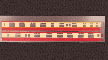 ULTCP015: LMS Crimson & Cream - 68' First Dining Car (UM/C 1012) Sold loose - No instructions - Full Colour Silk Screen Printed