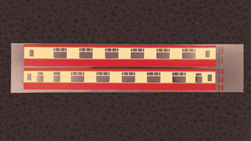 ULTCP022: LMS Crimson & Cream - 57' Corridor Full First (UM/C 1025) Sold loose - No instructions - Full Colour Silk Screen Printed