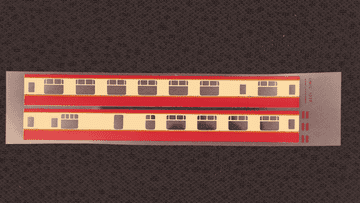 ULTCP024: LMS Crimson & Cream - 57' Buffet (UM/C 1027) Sold loose - No instructions - Full Colour Silk Screen Printed