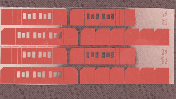 ULTCP025: Maroon - Full 3rd (UM/C 1112) Sold loose - No instructions - Full Colour Silk Screen Printed