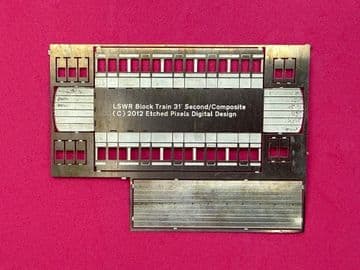 ULTCP134: LSWR Block Train 31' Second/Composite (CKE 08)