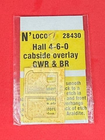 ULTNBL006: 'Hall' 4-6-0 Cabside Overlay GWR & BR (28430)