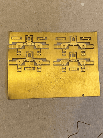 ULTOM010: Overlays for Farish Old Style 25 Bogie (Old Class 22 Kit Build) (BFE 003)