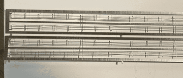 ULTOM026: 3 - rail safety railings (long) (OM 010) 13cm