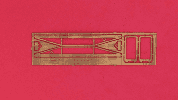 ULTUF014: LNER 58' Angle Truss (2 off) & 2 'v' Hangers & 2 Rubbing Plates. 54mm overall Length (UM/P 355)