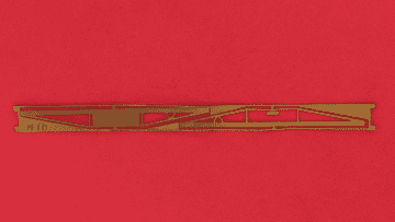 ULTUF018: LMS 62' Angle Truss With Battery Box. 62mm overall length (UFE 005)