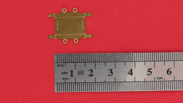 ULTWK026: NN3 Wagon Chassis - (WKE 006) - Narrow gauge wagons for z gauge track