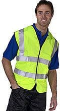 High visibility Vest Yellow
