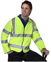 High visibility Jerkin Yellow