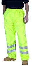 High visibility over trousers Yellow