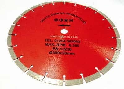Premium Diamond Blade, General Purpose  300mm 20mm bore.