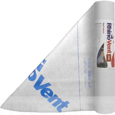 Roofing Felt, 1.5 x50metre  Rhino Vent  75 Square metre a roll
