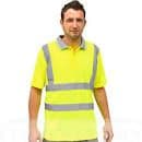 Yellow Hi vis Polo shirts.
