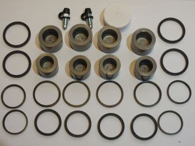 4SV-W0057-10 + 4SV-W0057-00 Titanium Brake Piston Refurb Set (Front)  for blue/Silver/Gold spot