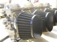 Air Filter Pods 51-54mm (Set of 4 in Black)