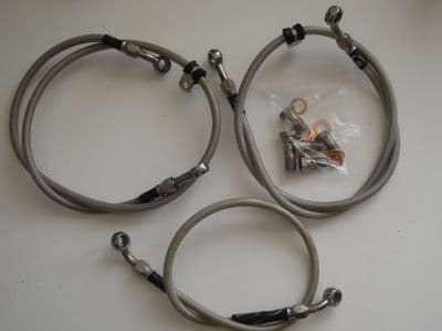 Goodridge Front and Rear Brake Lines 02- 17