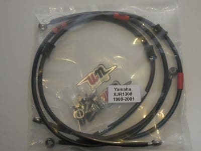 Stainless Steel   Brake Line kit Front + Rear (Black)