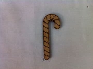 Candy Cane 60mm Fairy Hobbit Elf House Craft Accessory Pack of 10