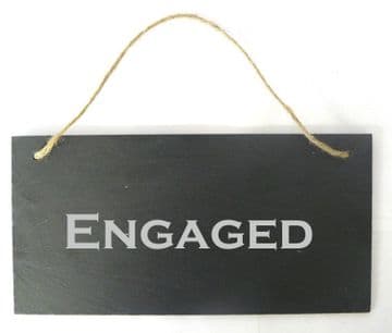 Engaged/Vacant Double Sided Slate Sign