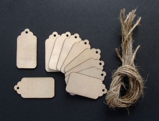 Gift Tags / Price Tags 60mm Pack of 10