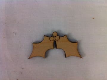 Holly Leaves Fairy Hobbit Elf House Craft Accessory Pack of 10