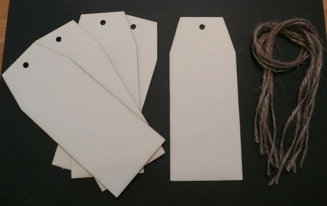 Large Gift Tags Price Tags 145mm Pack of 6