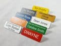 Personalised Acrylic Name Badge with Pin - Choice of Colour
